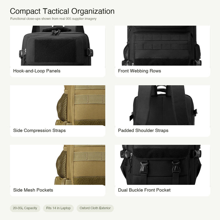 Urban Recon Kompakter Taktischer Rucksack