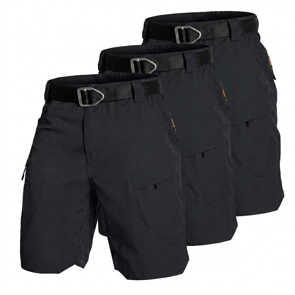 3er-Pack All Terrain Schnelltrocknende Taktik-Shorts