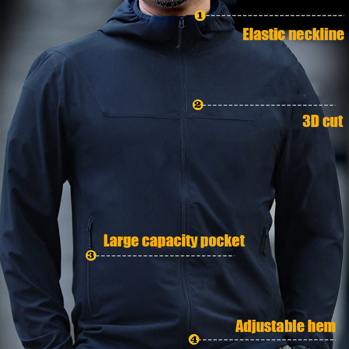 Archon Stretch Sonnenschutz-Hoodie – UPF 50+ &amp; Wasserabweisend
