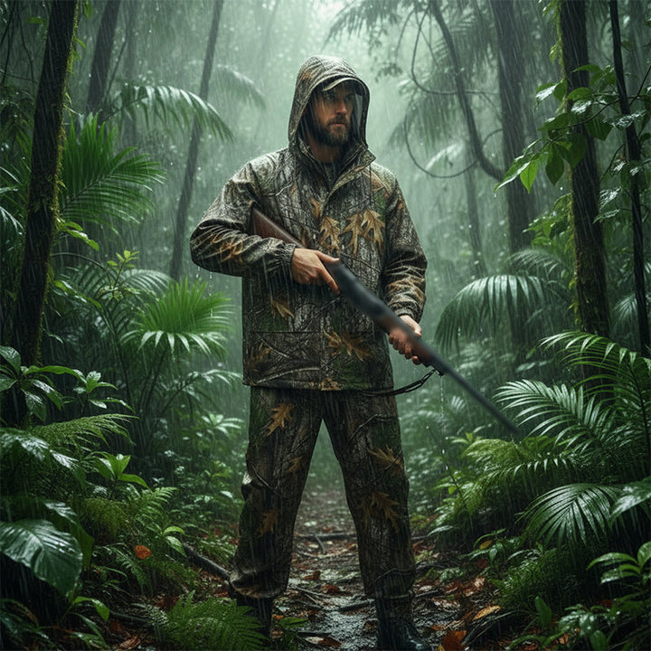 Jagd-Regenanzug – Wasserabweisend &amp; Leicht, Camouflage