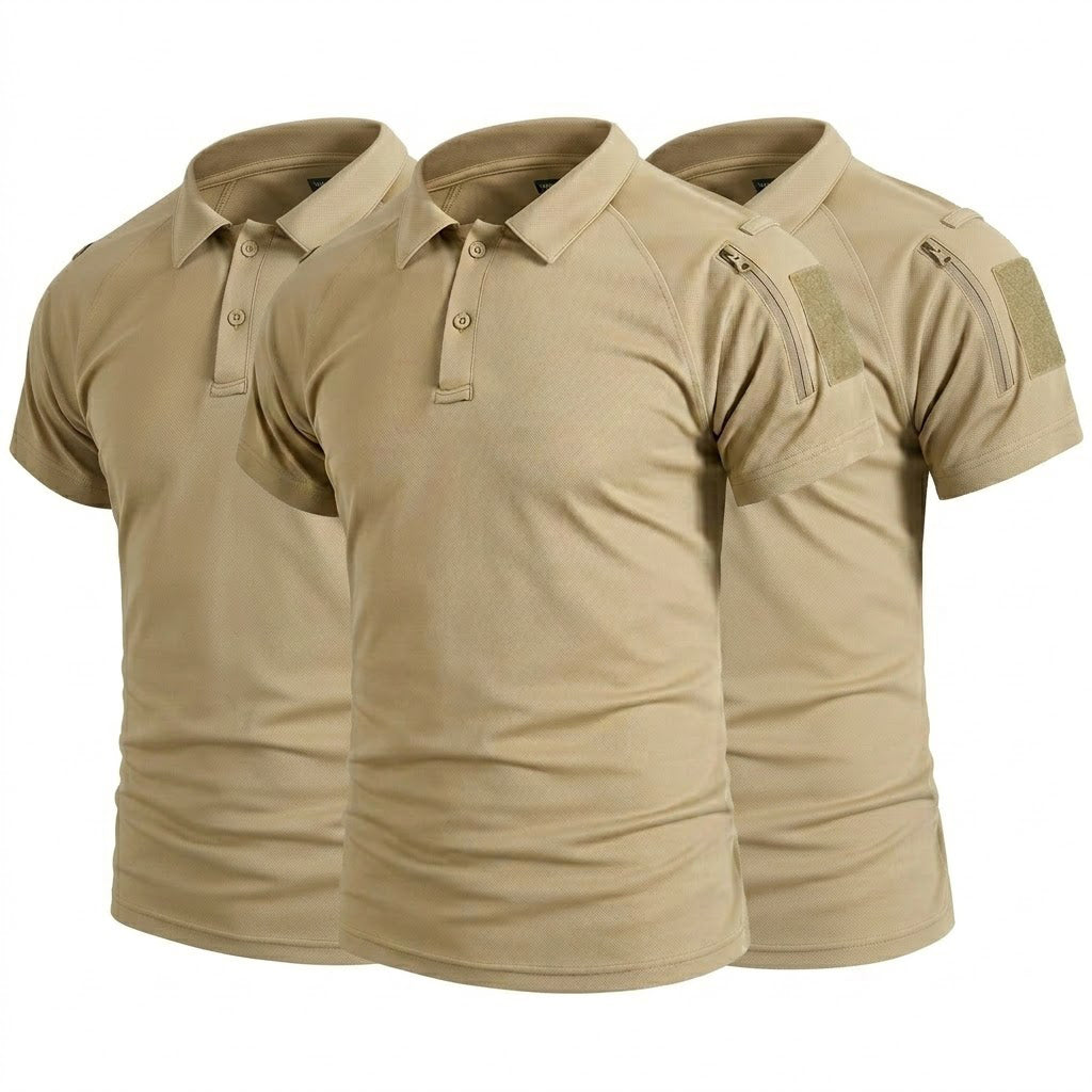3er-Pack Polo-Shirt – UPF 50+ &amp; Schnelltrocknend