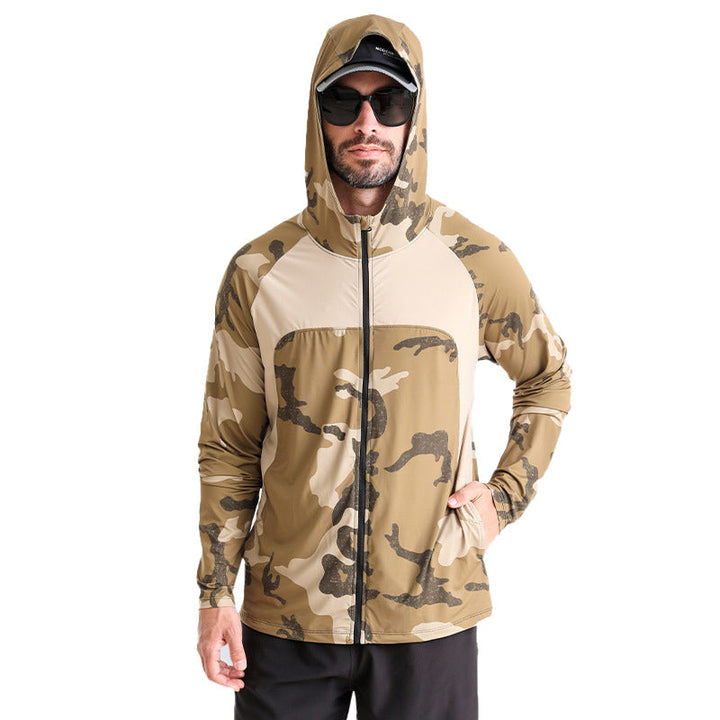 Kapuzen-Angelshirt – UV-Schutz UPF 50+ &amp; Schnelltrocknend