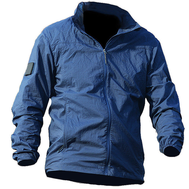 Leichte Outdoor-Jacke mit Kapuze – UPF 50+ &amp; Windschutz