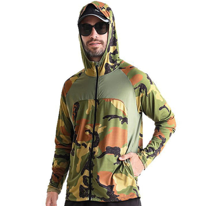 Kapuzen-Angelshirt – UV-Schutz UPF 50+ &amp; Schnelltrocknend