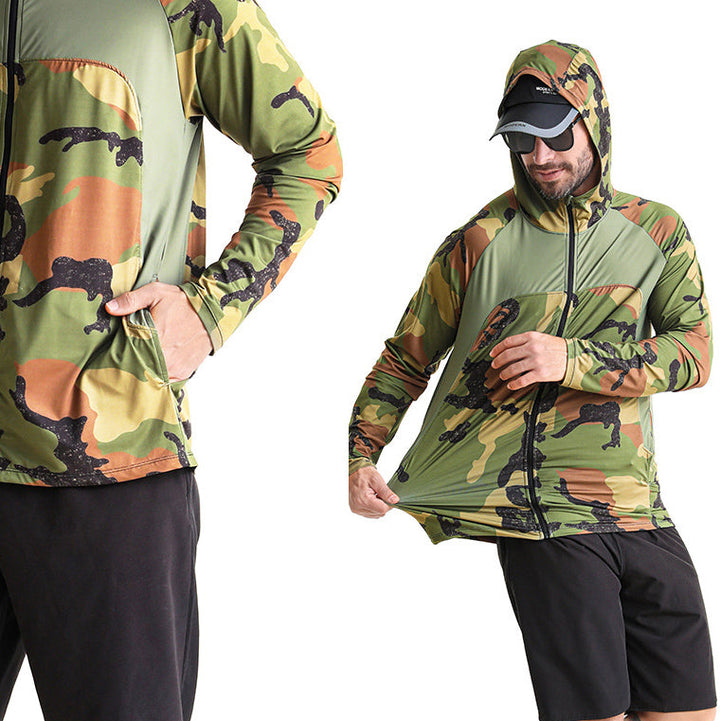 Kapuzen-Angelshirt – UV-Schutz UPF 50+ &amp; Schnelltrocknend