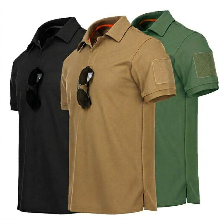 3er-Pack Schnelltrocknendes Polo-Shirt – Abriebfest