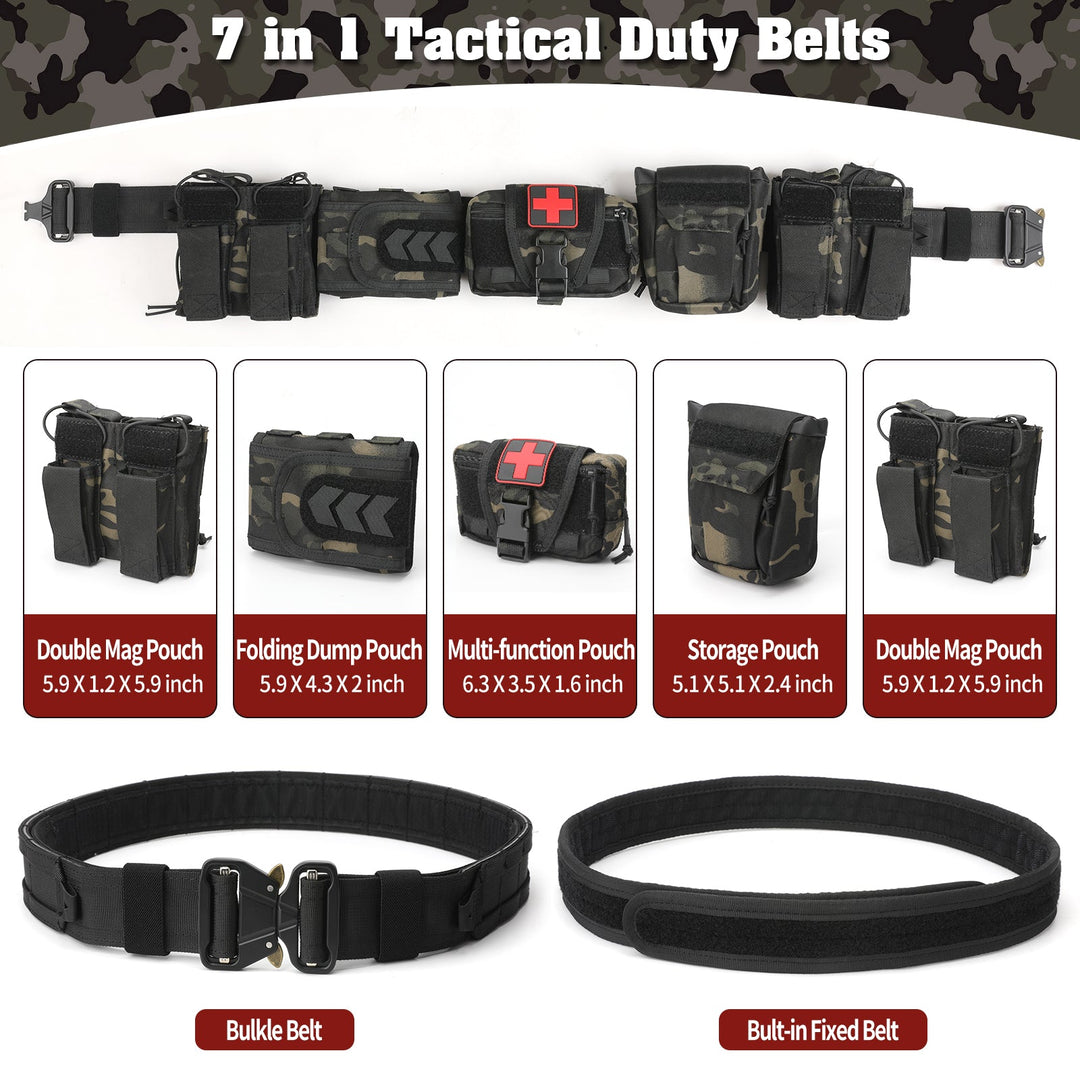 5-in-1 MOLLE Duty-Gürtel mit Schnellverschluss