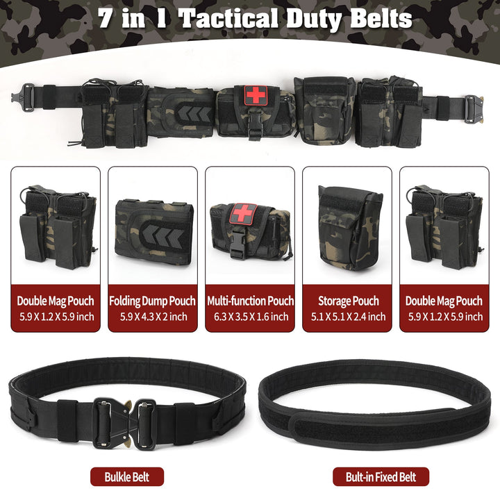 5-in-1 MOLLE Duty-Gürtel mit Schnellverschluss