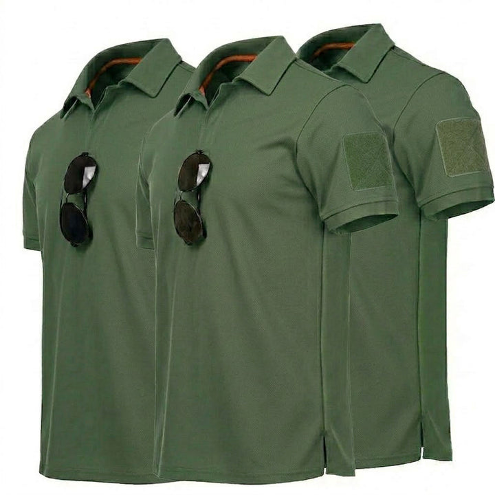 3er-Pack Schnelltrocknendes Polo-Shirt – Abriebfest