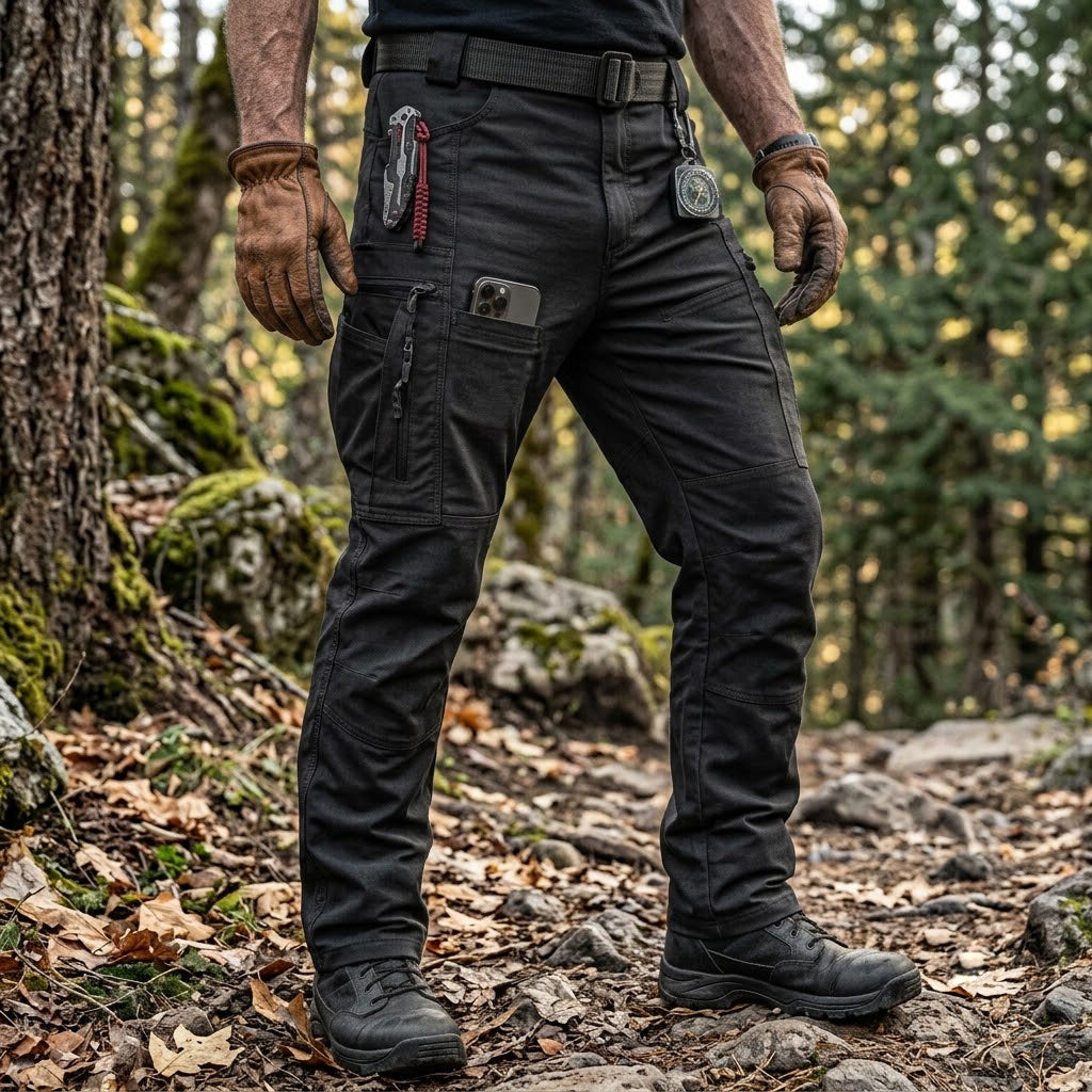 Herren Tactical Cargohose – Wasserabweisend mit vielen Taschen