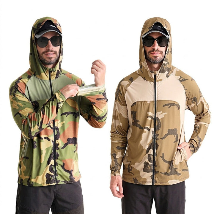 Kapuzen-Angelshirt – UV-Schutz UPF 50+ &amp; Schnelltrocknend