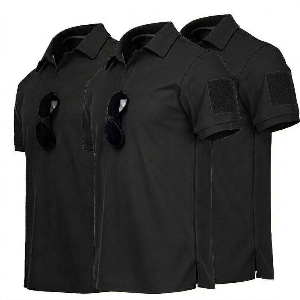 3er-Pack Schnelltrocknendes Polo-Shirt – Abriebfest