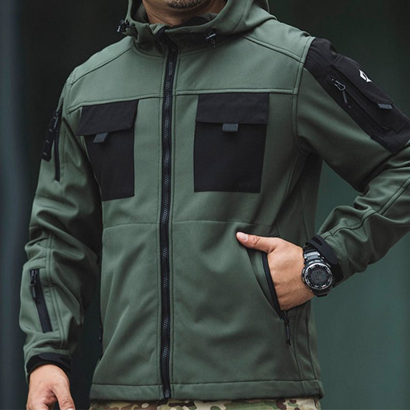 5 - IN - 1 Softshell Waterproof All Terrain Tactical Jacket - TWS USA
