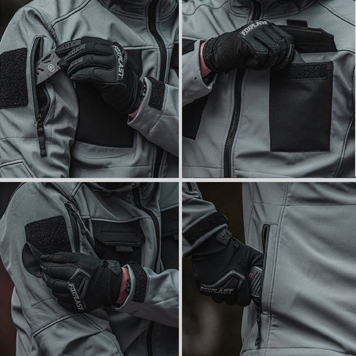 5 - IN - 1 Softshell Waterproof All Terrain Tactical Jacket - TWS USA