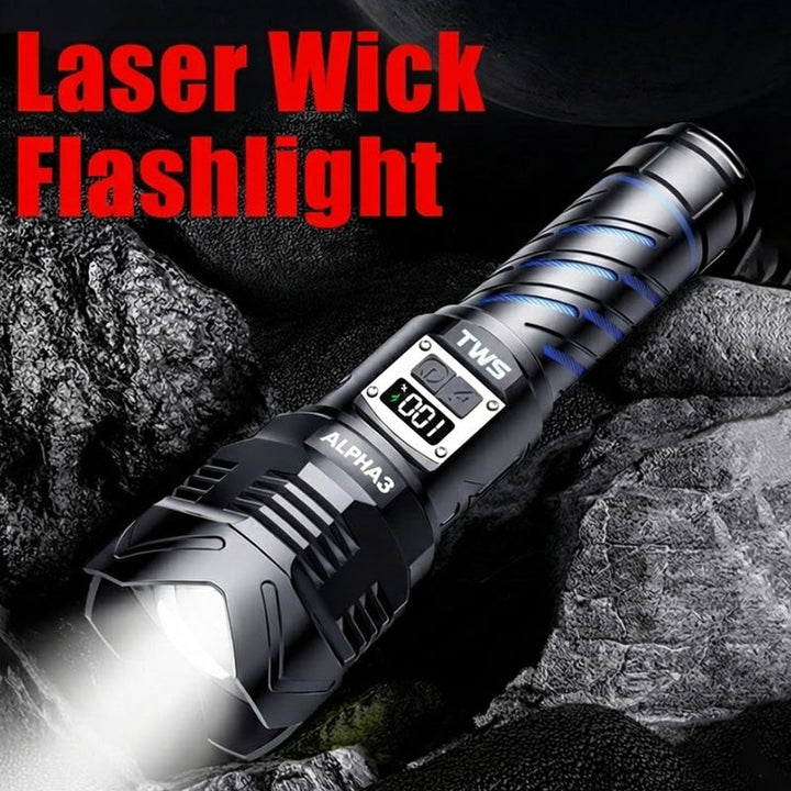 ALPHA3 Taktische Taschenlampe – 2000 Lumen, USB-C