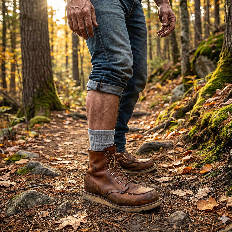 Classic Crew-Socken – Baumwolle &amp; Blasenschutz