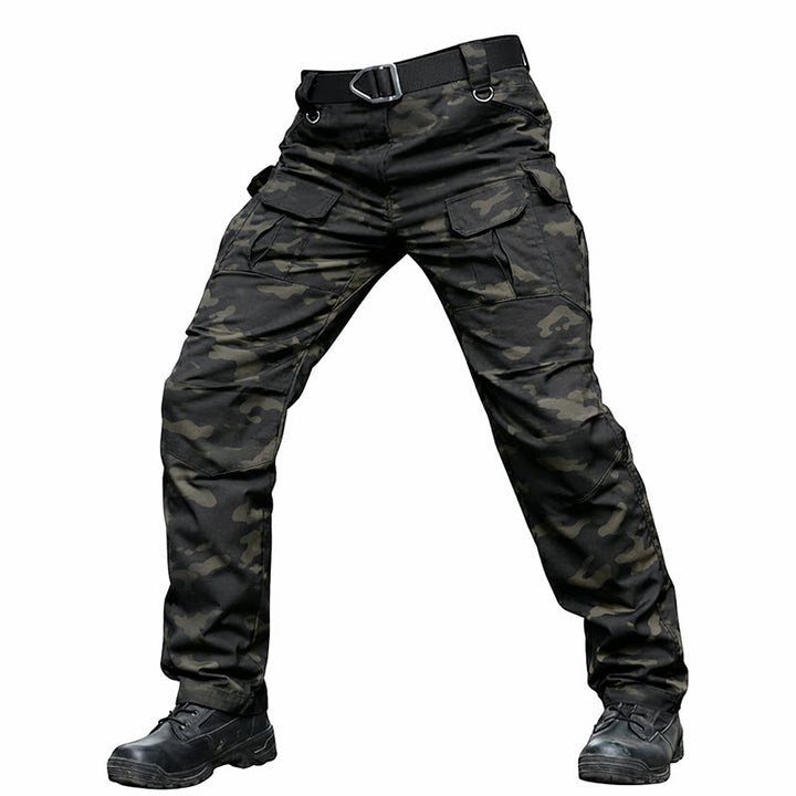 Archon IX8 Wasserabweisende Outdoorhose - robuste Ripstop-Cargohose Dunkles Tarnmuster