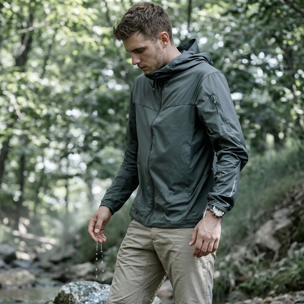 Leichte Kapuzenjacke – UPF 50+ &amp; Windschutz