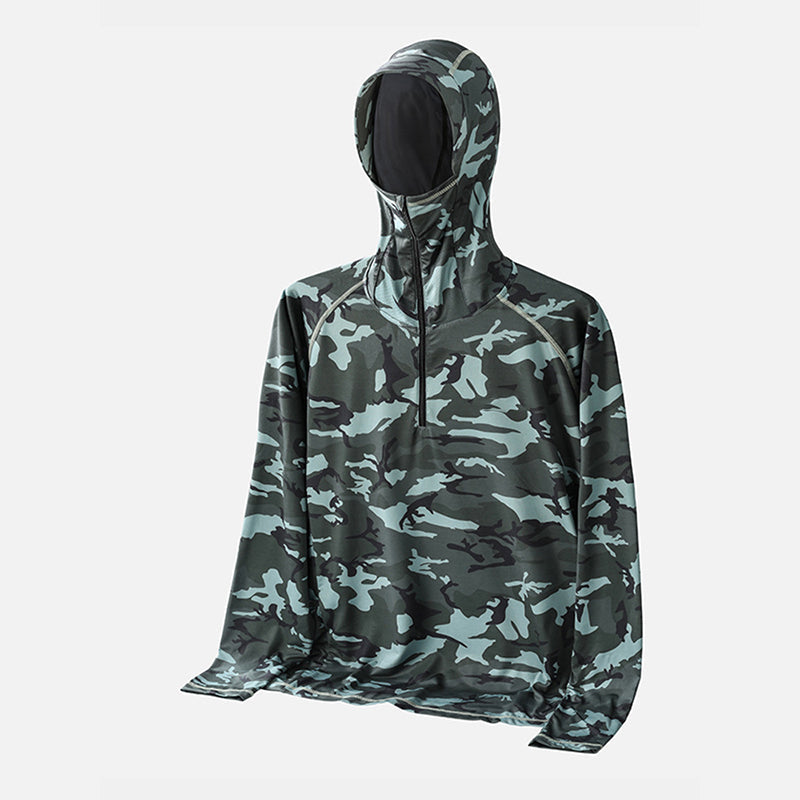 FieldGuard Camouflage Angelshirt – UV-Schutz UPF 50+
