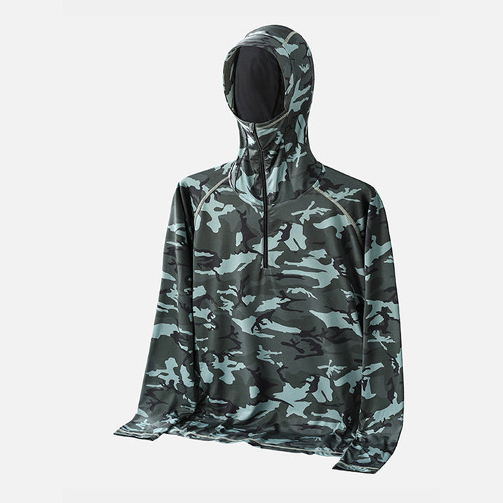 FieldGuard Camouflage Angelshirt – UV-Schutz UPF 50+