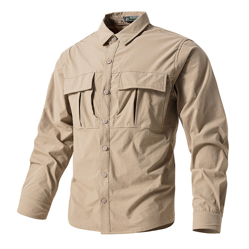 Taktisches Langarmshirt – Wasserabweisend &amp; Windschutz