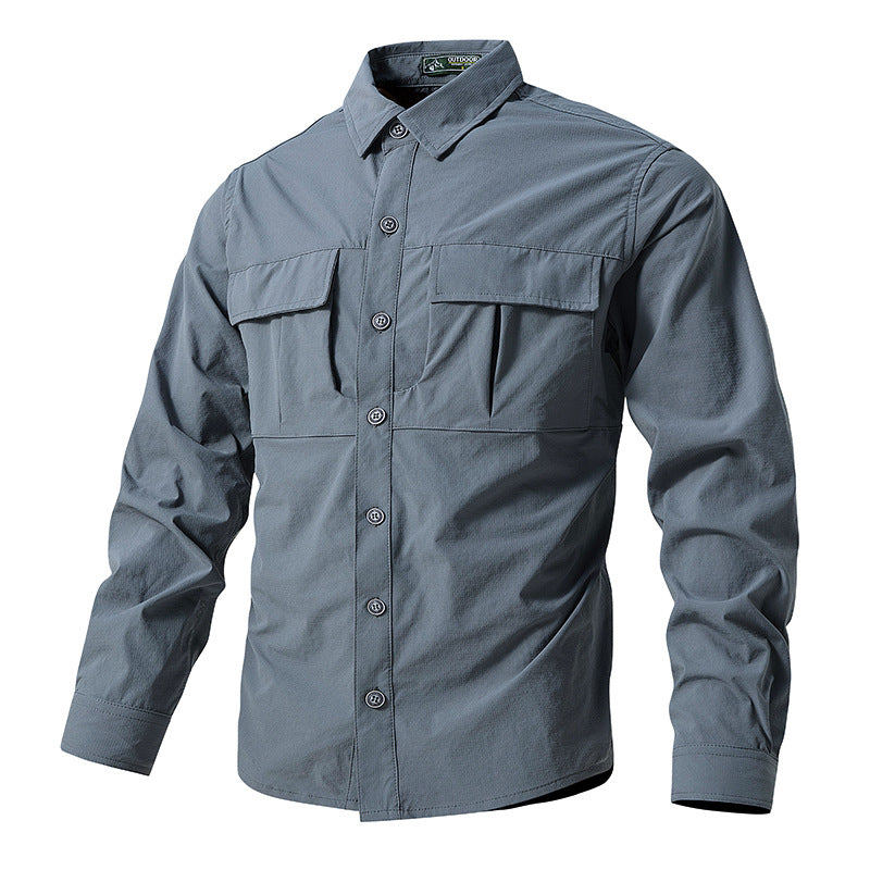 Taktisches Langarmshirt – Wasserabweisend &amp; Windschutz