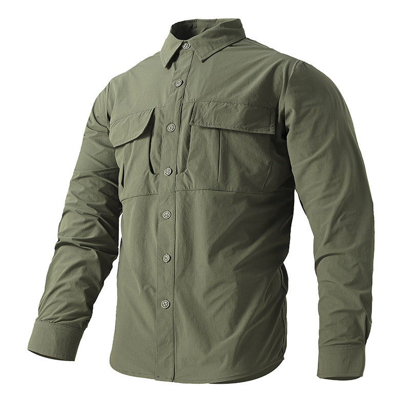 Taktisches Langarmshirt – Wasserabweisend &amp; Windschutz