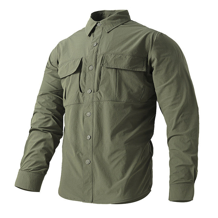 Taktisches Langarmshirt – Wasserabweisend &amp; Windschutz