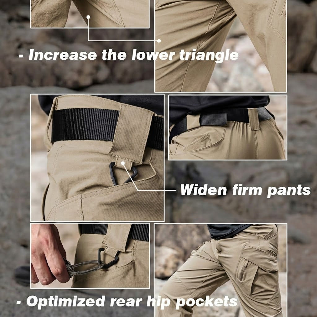 Archon IX9 Leichte Quick-Dry Hose - elastische Outdoor- &amp; Reisehose Khaki