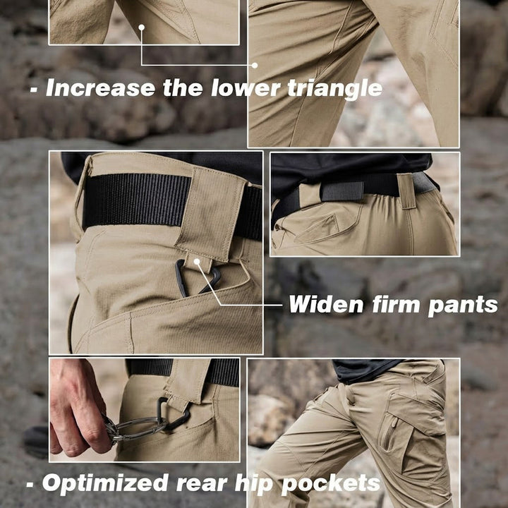 Archon IX9 Leichte Quick-Dry Hose - elastische Outdoor- &amp; Reisehose Khaki