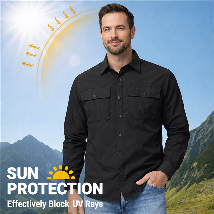 Taktisches Langarmshirt – Wasserabweisend &amp; Windschutz
