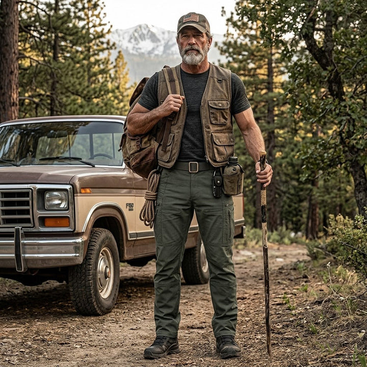 Herren Tactical Cargohose – Wasserabweisend mit vielen Taschen