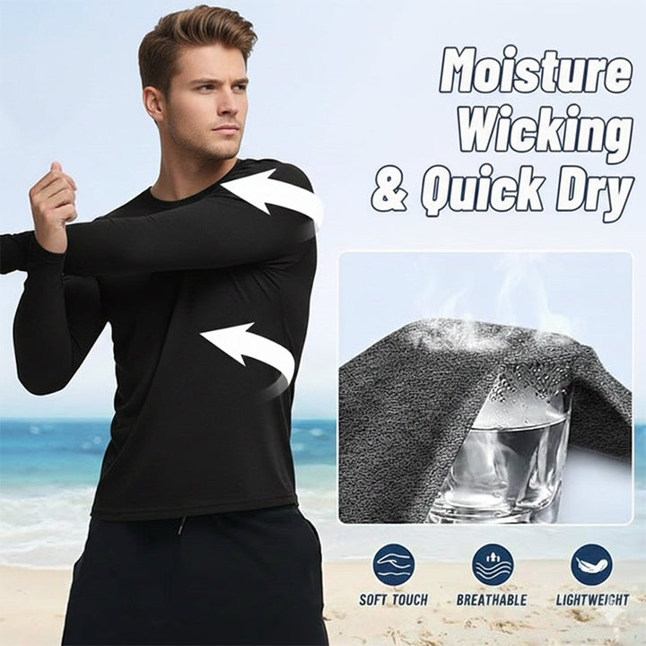 RapidDry Langarm-Funktionsshirt UPF 50+