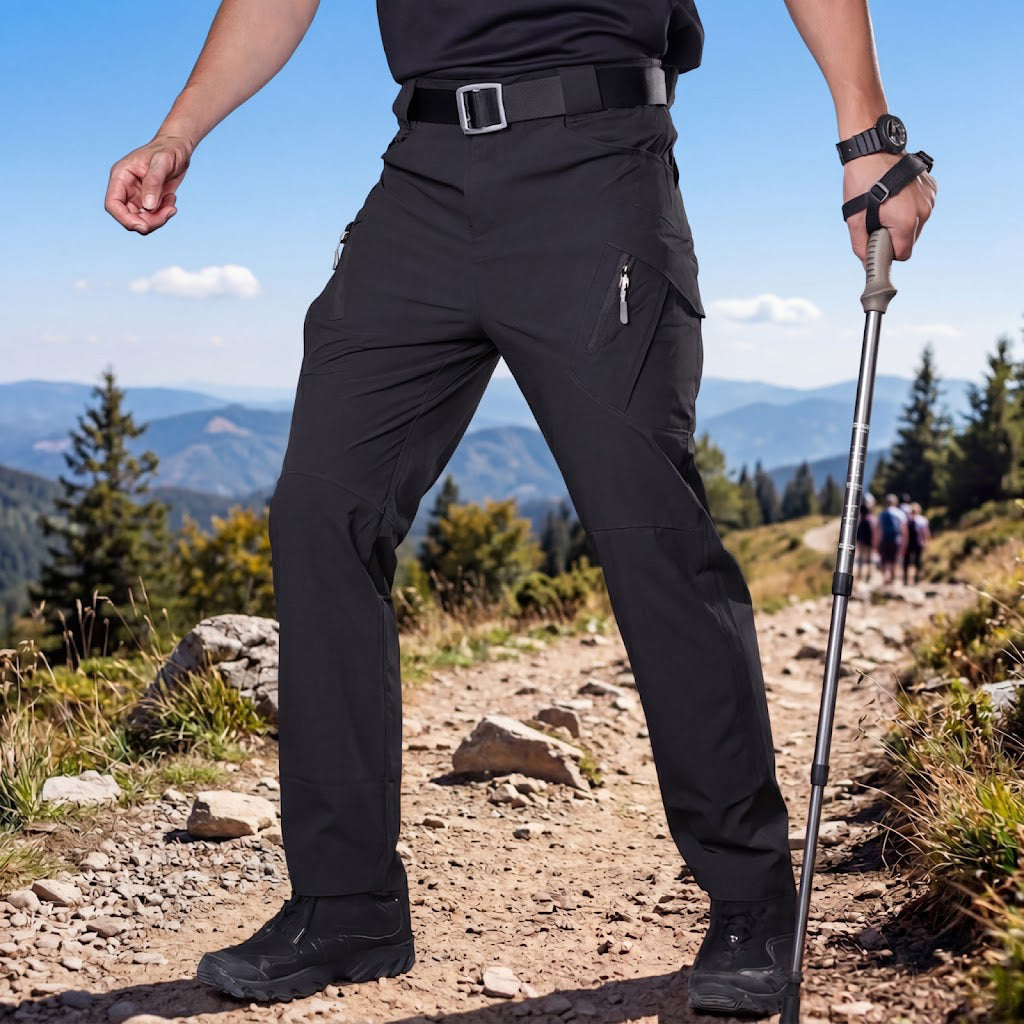 Archon IX9 Leichte Quick-Dry Hose - elastische Outdoor- &amp; Reisehose Schwarz