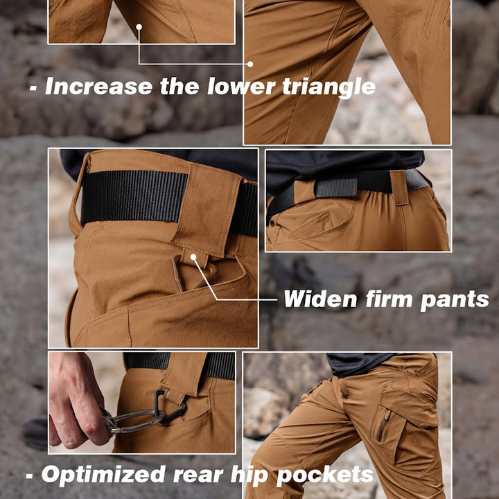 Archon IX9 Leichte Quick-Dry Hose - elastische Outdoor- &amp; Reisehose Teak