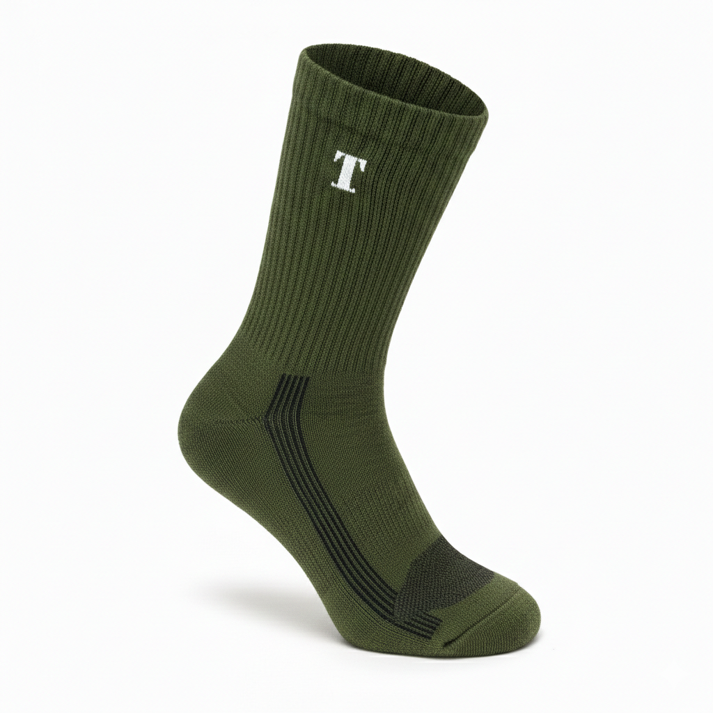 Taktische Duty-Socken – Merino-Nylon-Mix, Wadenlang