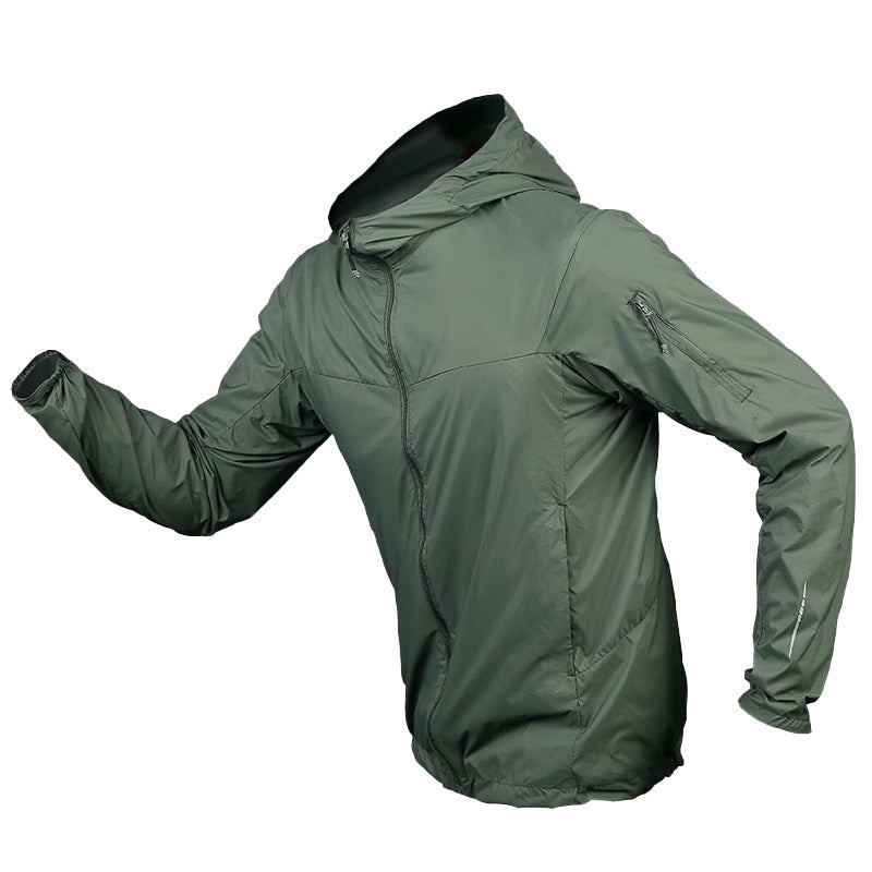 Leichte Kapuzenjacke – UPF 50+ &amp; Windschutz