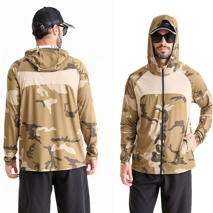 Kapuzen-Angelshirt – UV-Schutz UPF 50+ &amp; Schnelltrocknend