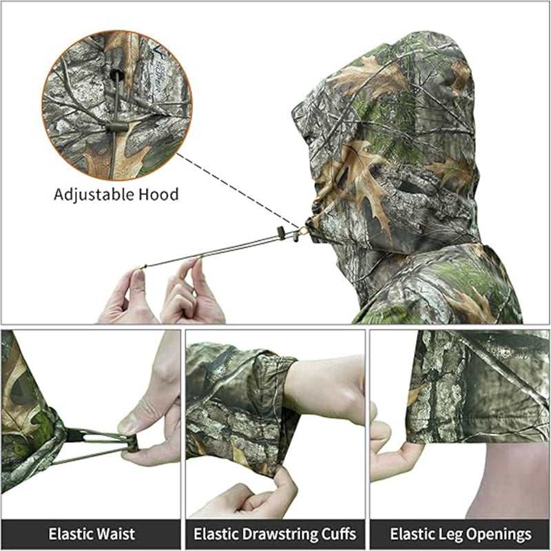 Jagd-Regenanzug – Wasserabweisend &amp; Leicht, Camouflage