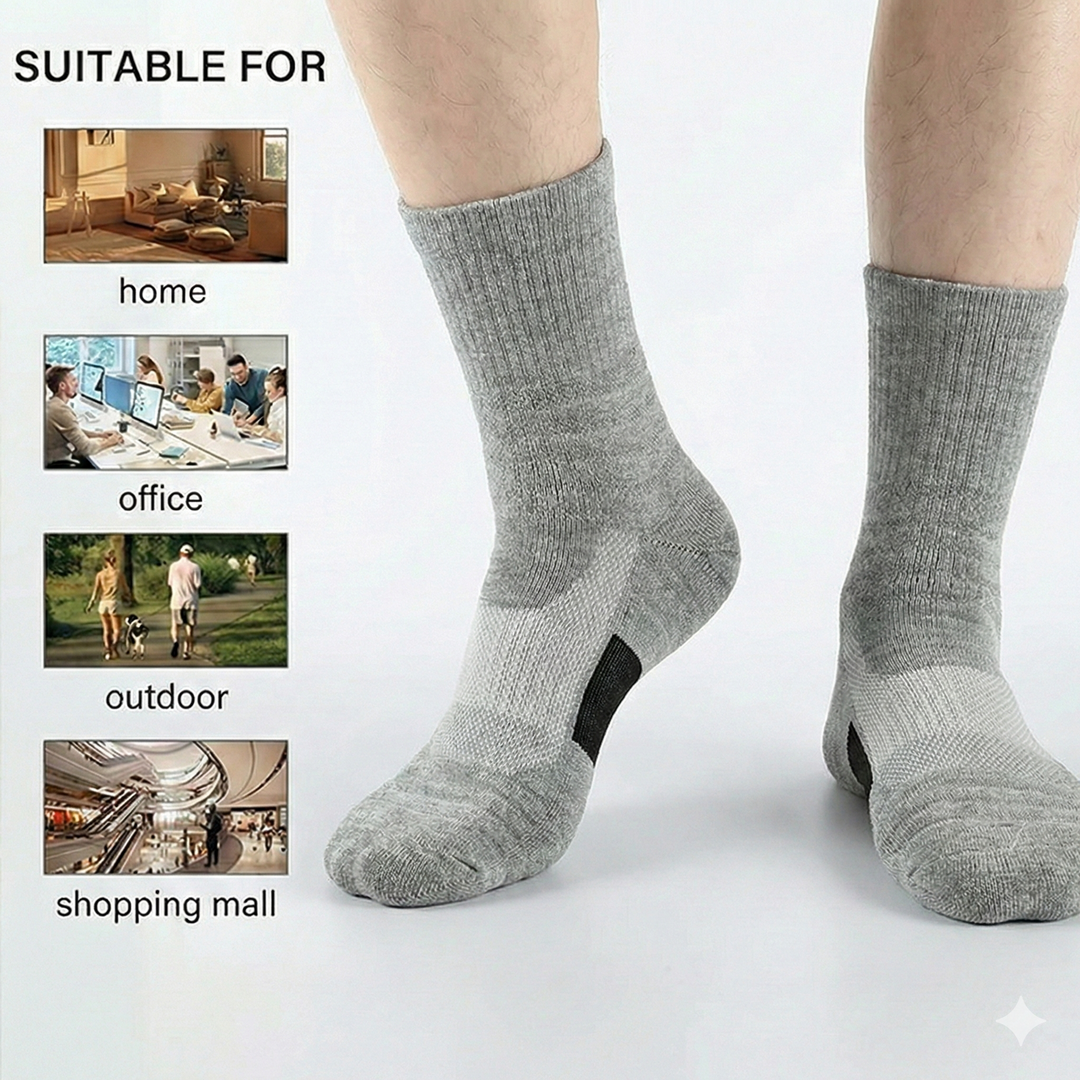Taktische Crew-Socken – Gepolstert &amp; Feuchtigkeitsableitend