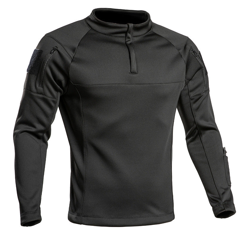TWS Herren Tactical Fleecepullover – Wärmender Midlayer mit 1/4-Reißverschluss