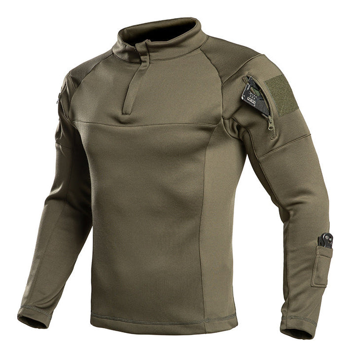 TWS Herren Tactical Fleecepullover – Wärmender Midlayer mit 1/4-Reißverschluss