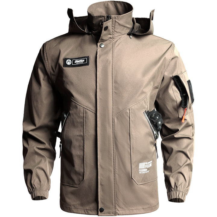 Herren Tactical Softshell-Set – Outdoorjacke &amp; Cargohose mit mehreren Taschen