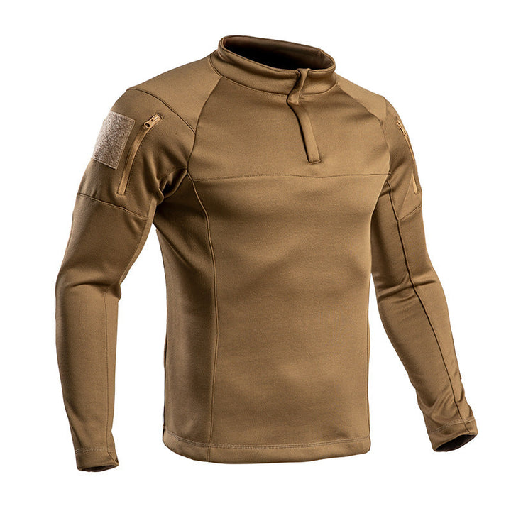 TWS Herren Tactical Fleecepullover – Wärmender Midlayer mit 1/4-Reißverschluss