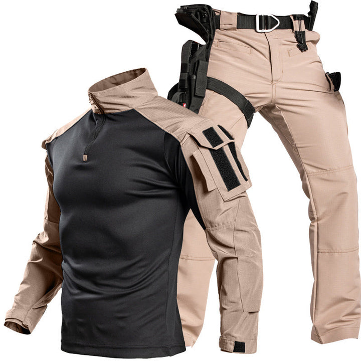 Herren Tactical Combat Set – Wasserdichtes Outdoor-Set mit Shirt &amp; Hose