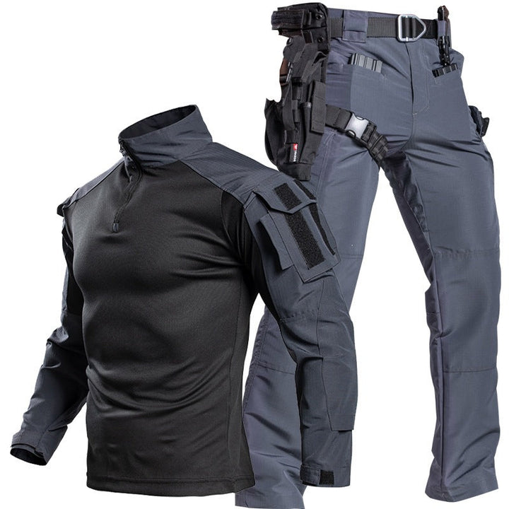 Herren Tactical Combat Set – Wasserdichtes Outdoor-Set mit Shirt &amp; Hose