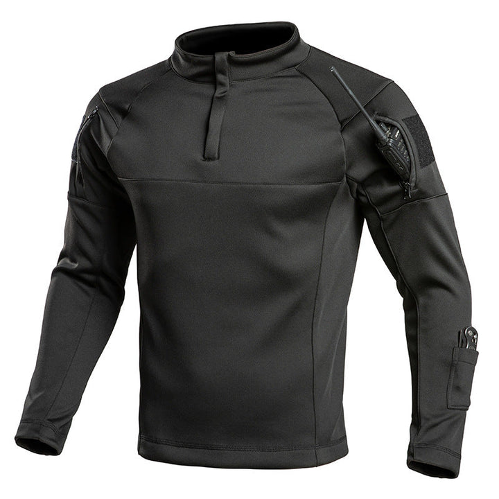 TWS Herren Tactical Fleecepullover – Wärmender Midlayer mit 1/4-Reißverschluss