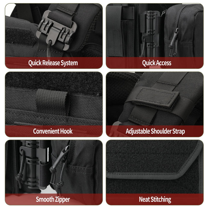 All Mission Quick Release Assault Tactical Vest - TWS USA