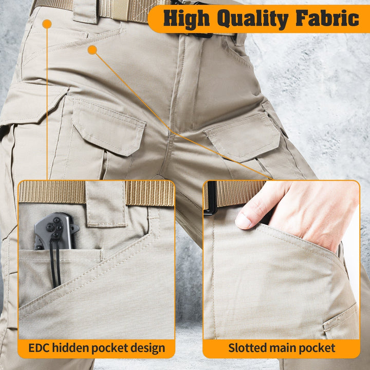 Archon IX8 Outdoor Waterproof Tactical Pants Khaki - TWS USA