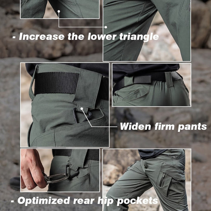 Archon IX9 Leichte Quick-Dry Hose - elastische Outdoor- &amp; Reisehose Olivgrün